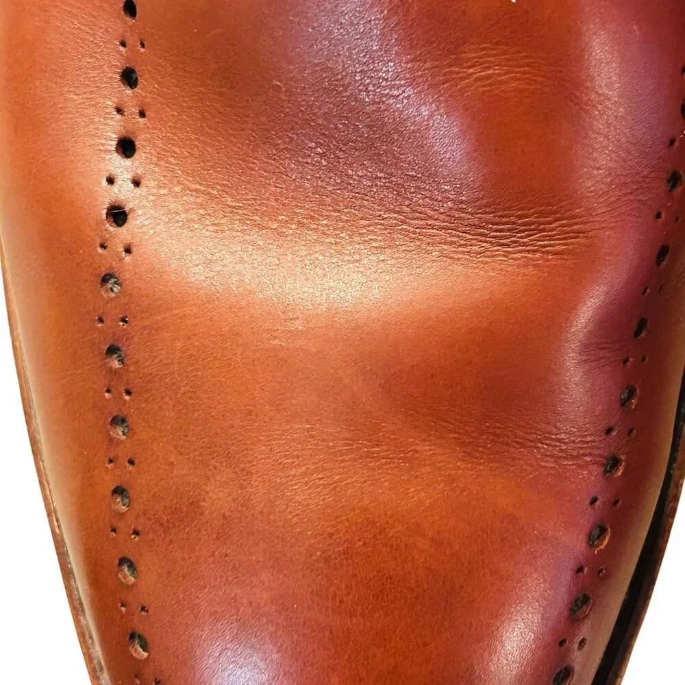 Allen Edmonds Hastings Full Cut Brogue Oxford Size 12 D Brown